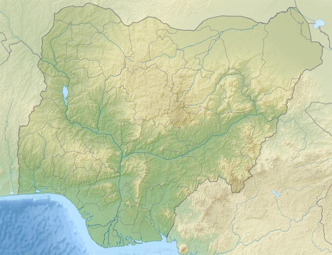 mapa nigeria erakutsiz erliebea