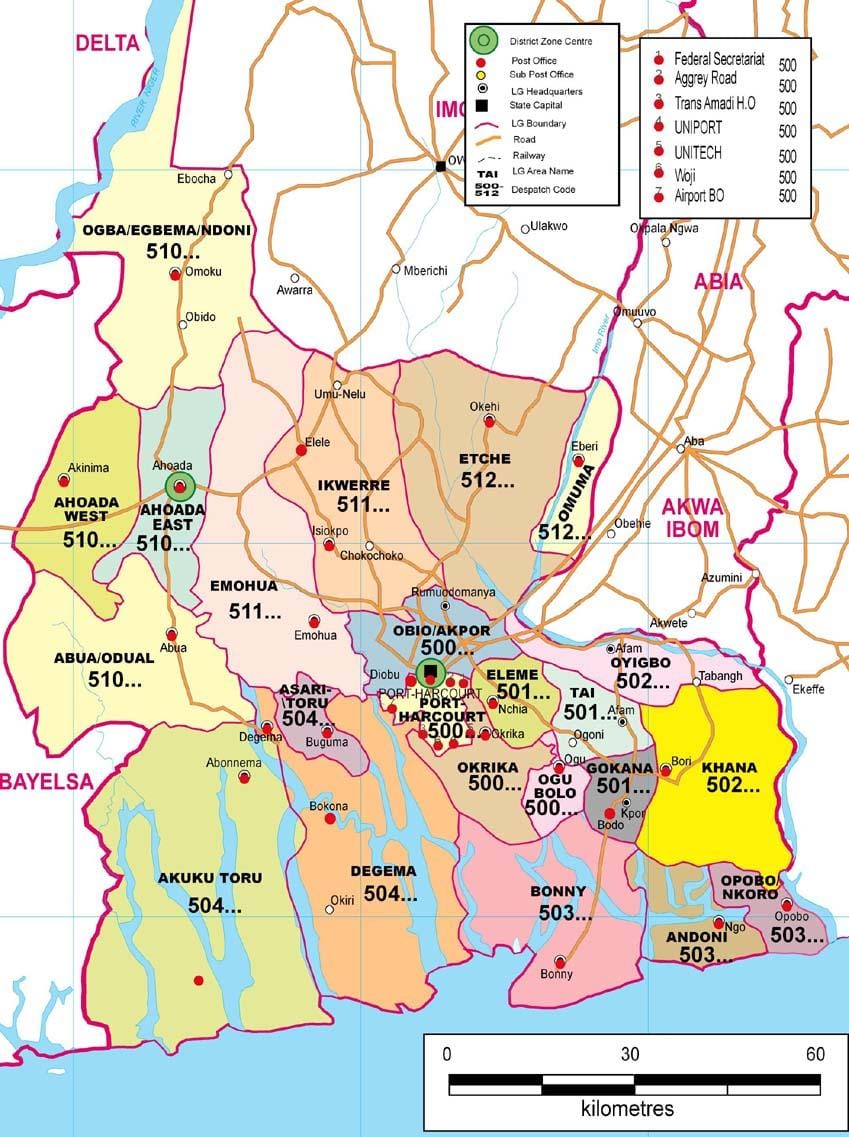 Mapa ibaien egoera nigeria