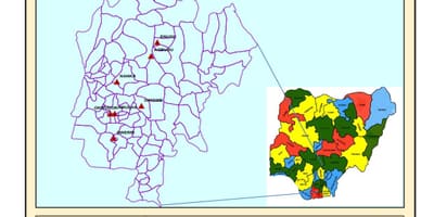 Mapa ekialdeko nigeria