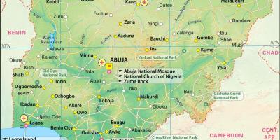 Argazkiak nigerian mapa