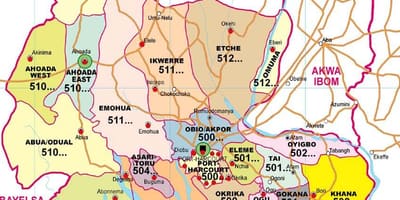 Mapa ibaien egoera nigeria