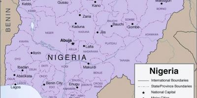 Mapa zehatza nigeria