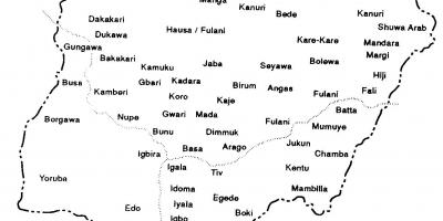 Zozketa nigeria mapa