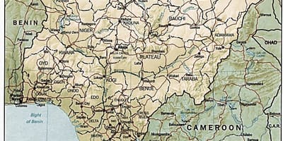 Geografia-mapa nigeria