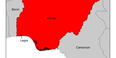 Mapa nigeria malaria